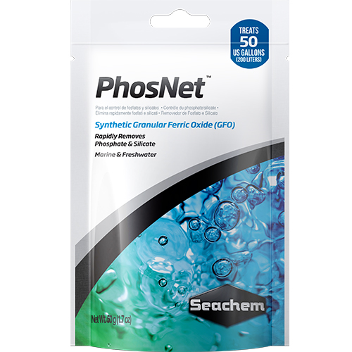 Seachem PhosNet Resina antifosfati/silicati per dolce e marino 50 g fino a 200 l