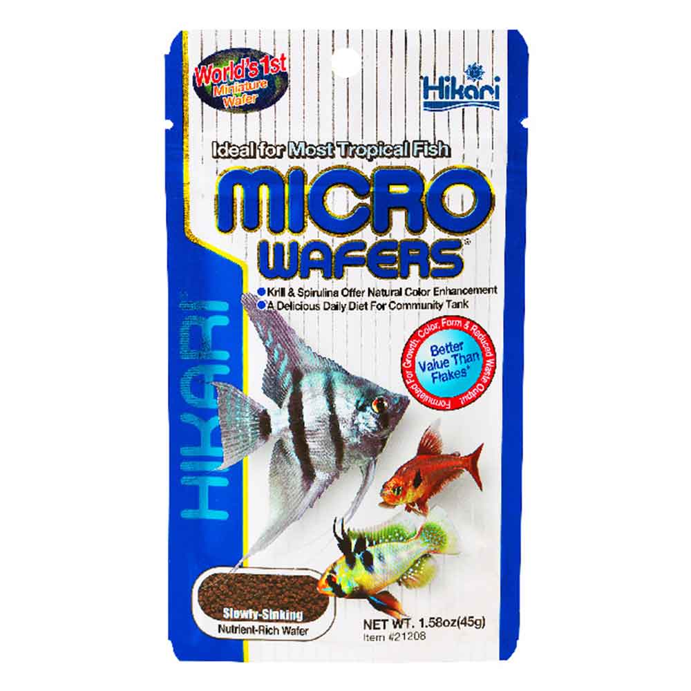 Hikari Micro Wafers Pastiglie per piccoli pesci di comunità 45g