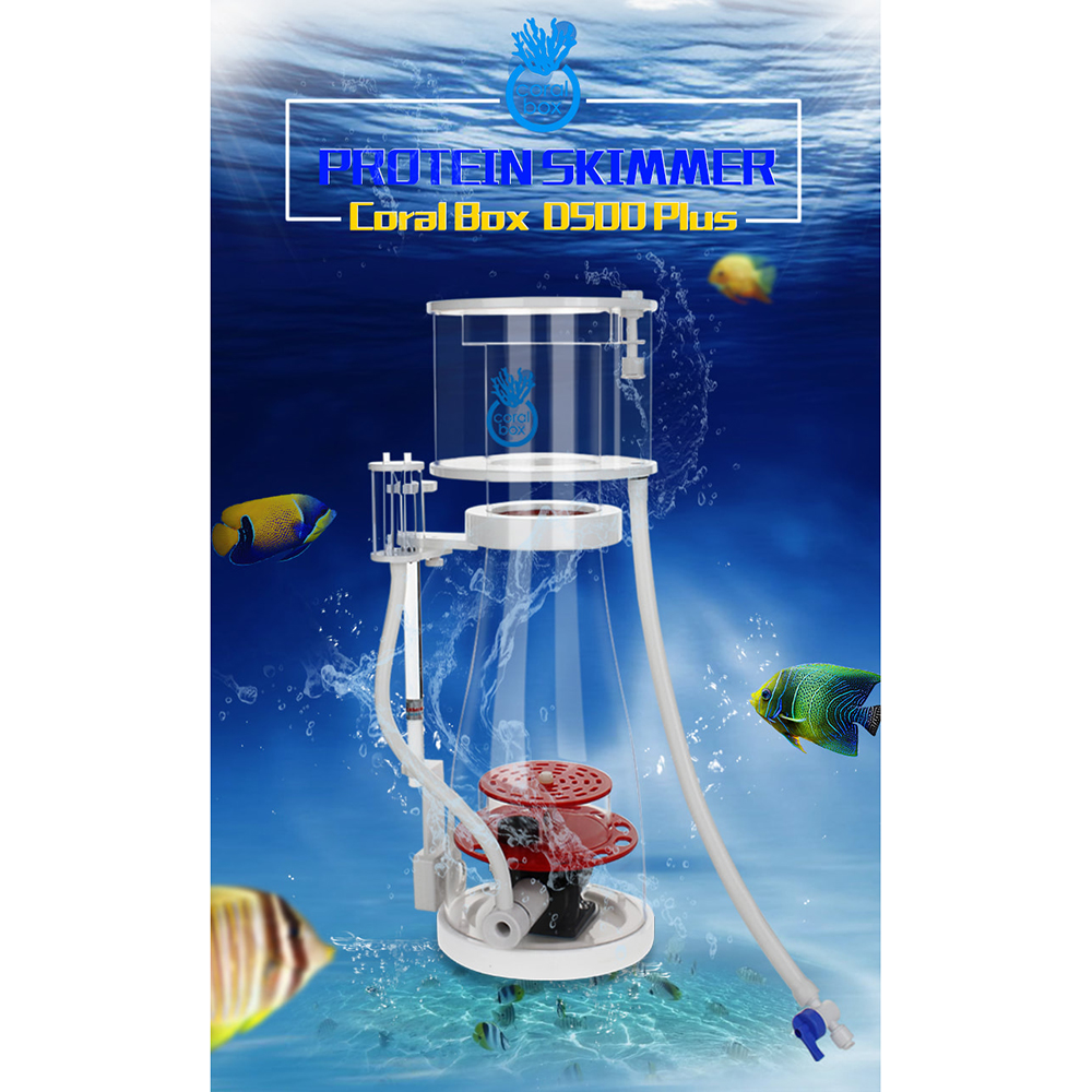 Coral Box Protein Skimmer D500 Plus Schiumatoio per vasche fino a 650 litri
