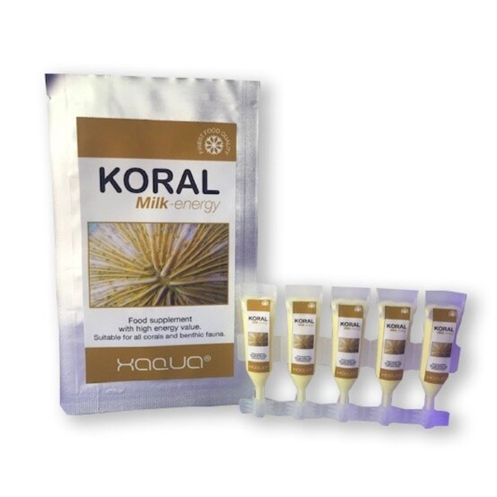 Xaqua Koral Milk Alimento supplementare LPS e SPS 3ml x5 fiale