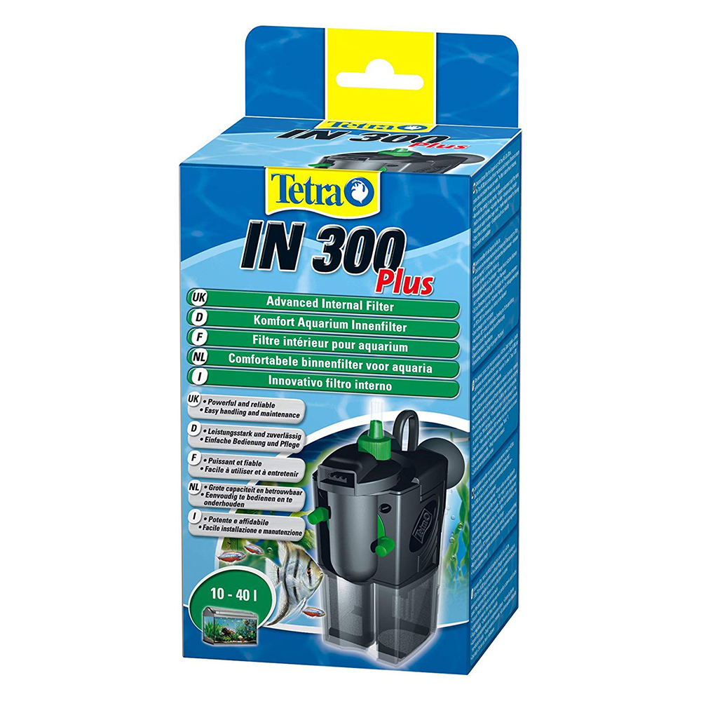 Tetra IN 300 Plus Filtro interno per Acquari da 10 a 40 litri