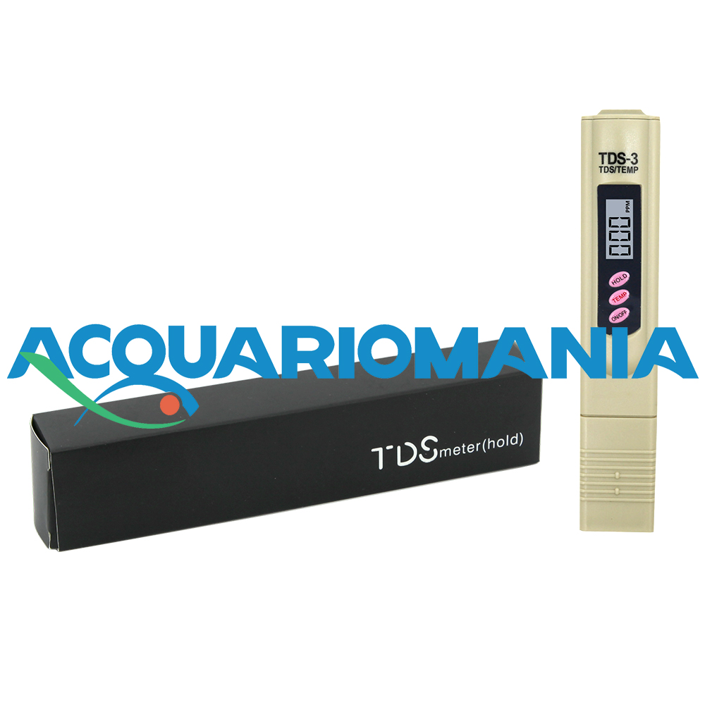 Test Elettronico TDS-3 portatile (Totale Sali Disciolti) con compensazione automatica della Temperatura