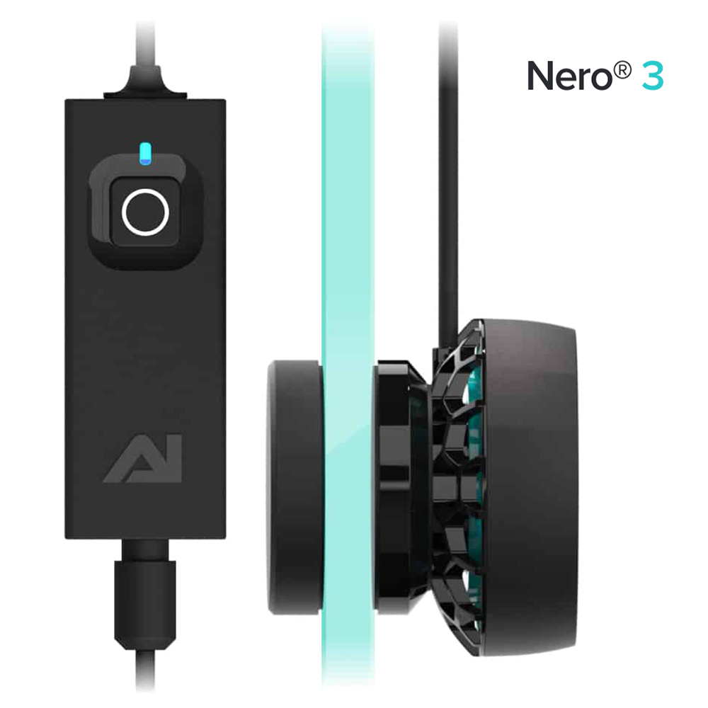 Aqua Illumination Nero 3 Pompa di movimento regolabile Wi-fi fino a 7.570 l/h