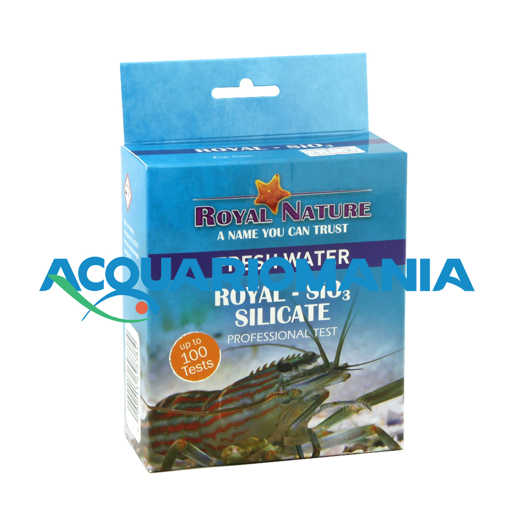 Royal Nature SiO3 Silicate Professional Test Silicati 100 misurazioni acqua dolce
