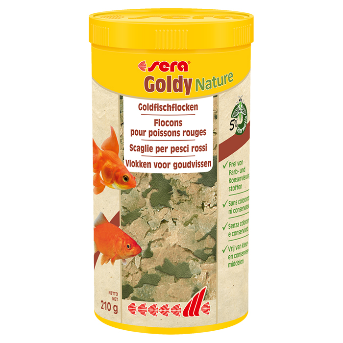 Sera Goldy Nature Scaglie per pesci rossi 1000 ml 210 g