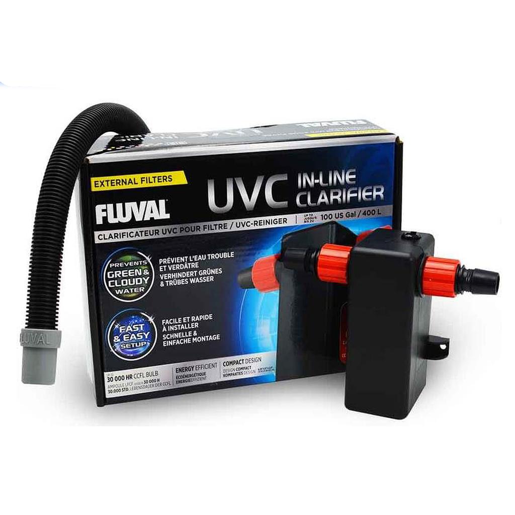 Askoll Fluval UVC In Line Clarifier Sterilizzatore 3W fino a 400l