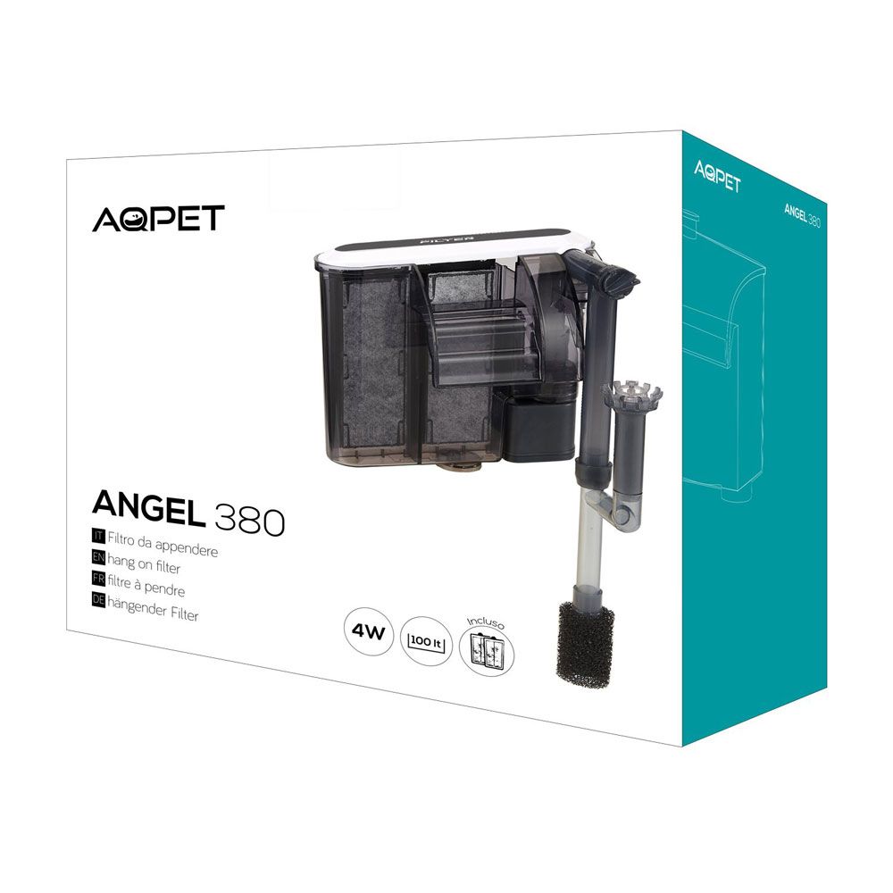 Aqpet Angel 380 Filtro appeso fino a 100 litri