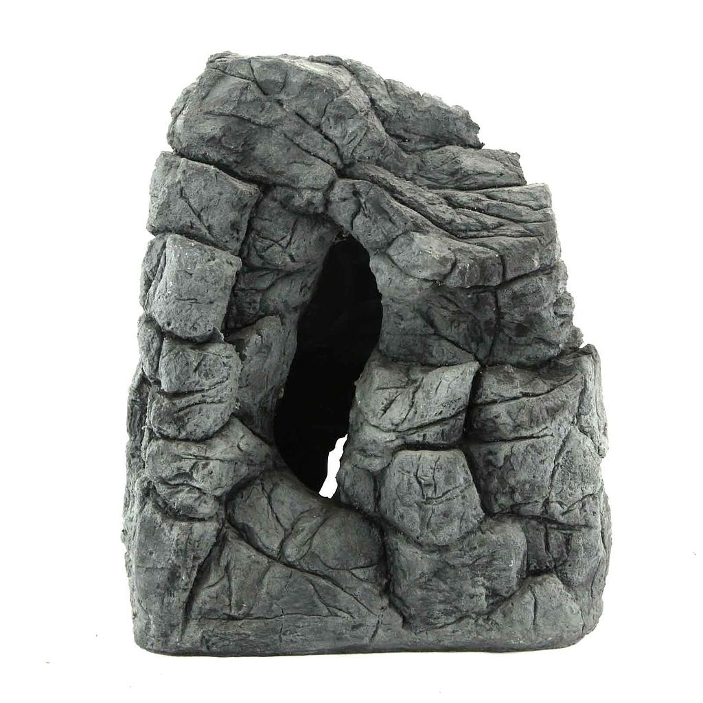 Ceramic Nature Rock Grey SH-30 Roccia forata in resina per acquario 29x22x39cm