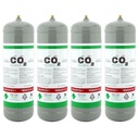 Bombola CO2 1300g usa e getta passo 10x1mm Standard senza piedino 4pz