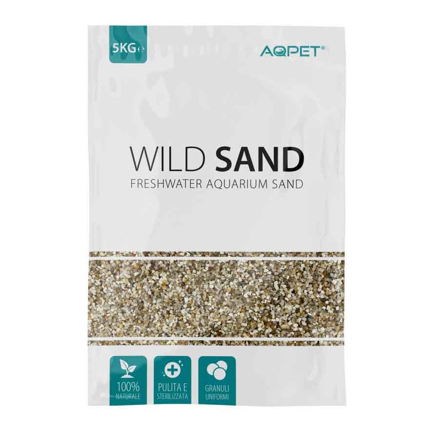 Aqpet Wild Sand Sabbia Naturale Lagoon 2-3 mm 5Kg