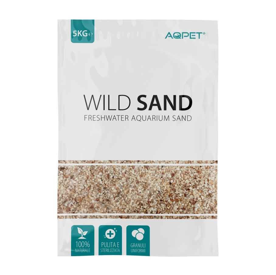 Aqpet Wild Sand Sabbia Naturale Tropical Lake 2-3mm 5Kg