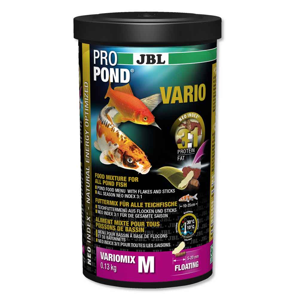 Jbl ProPond Vario M Mix di alimenti per Laghetto 1000ml 130g
