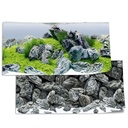 Juwel Sfondo Poster 4 esterno double face XL AquaScape piante/rocce 120X60cm e 150x60cm