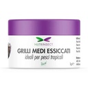 Nutrinsect Grilli Medi Essiccati per Pesci Tropicali 3g