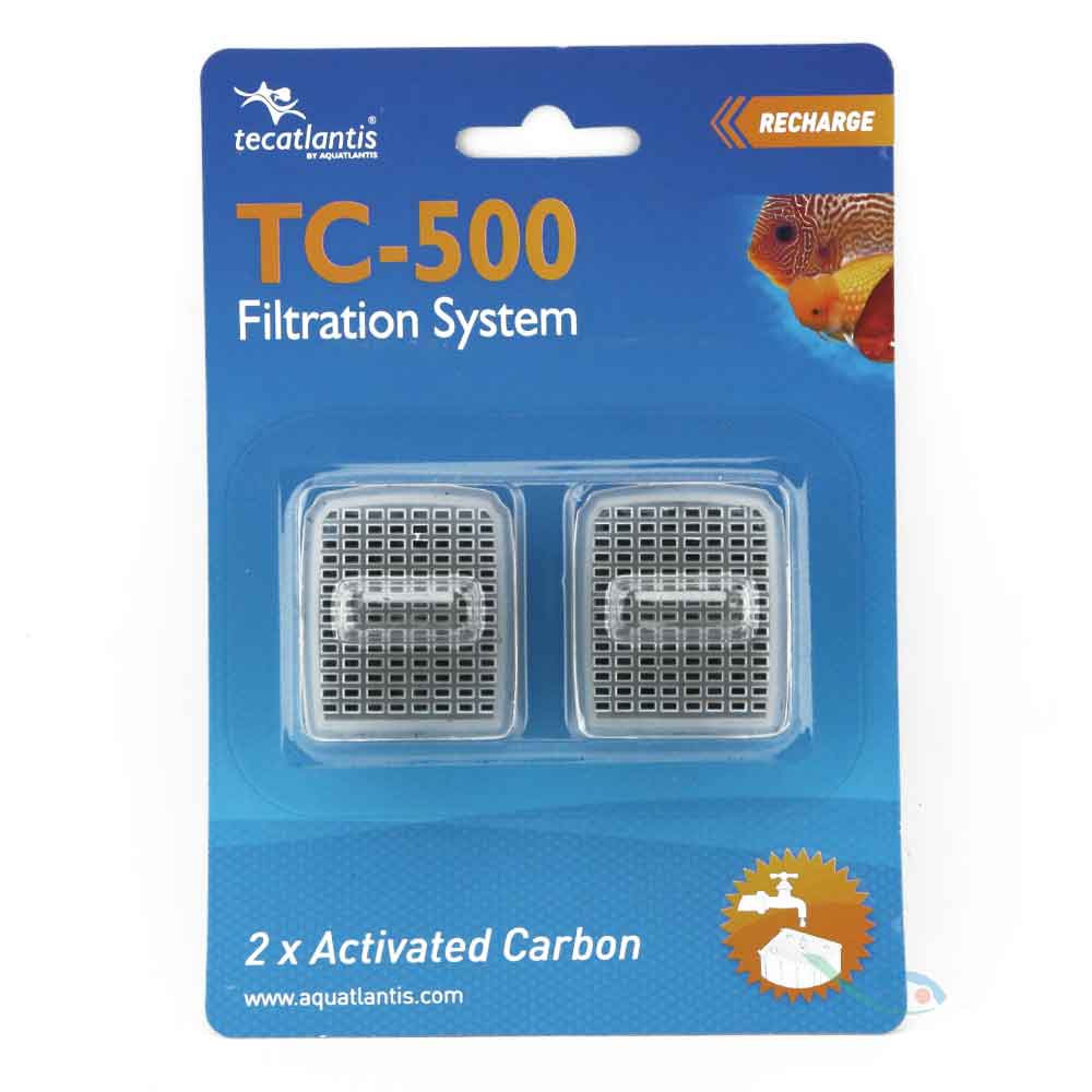 Aquatlantis TC-500 Carbone di ricambio per Filtri interni 2pz