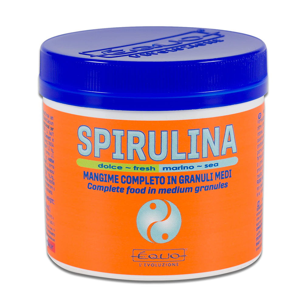 Equo Spirulina mangime completo in granuli medi 80g