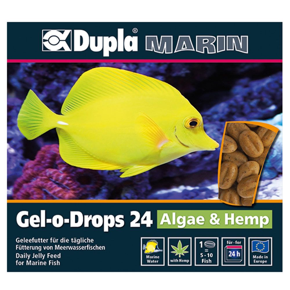 Dupla Gel-o-Drops Algae &amp; Hemp Mangime per marino 12x2gr