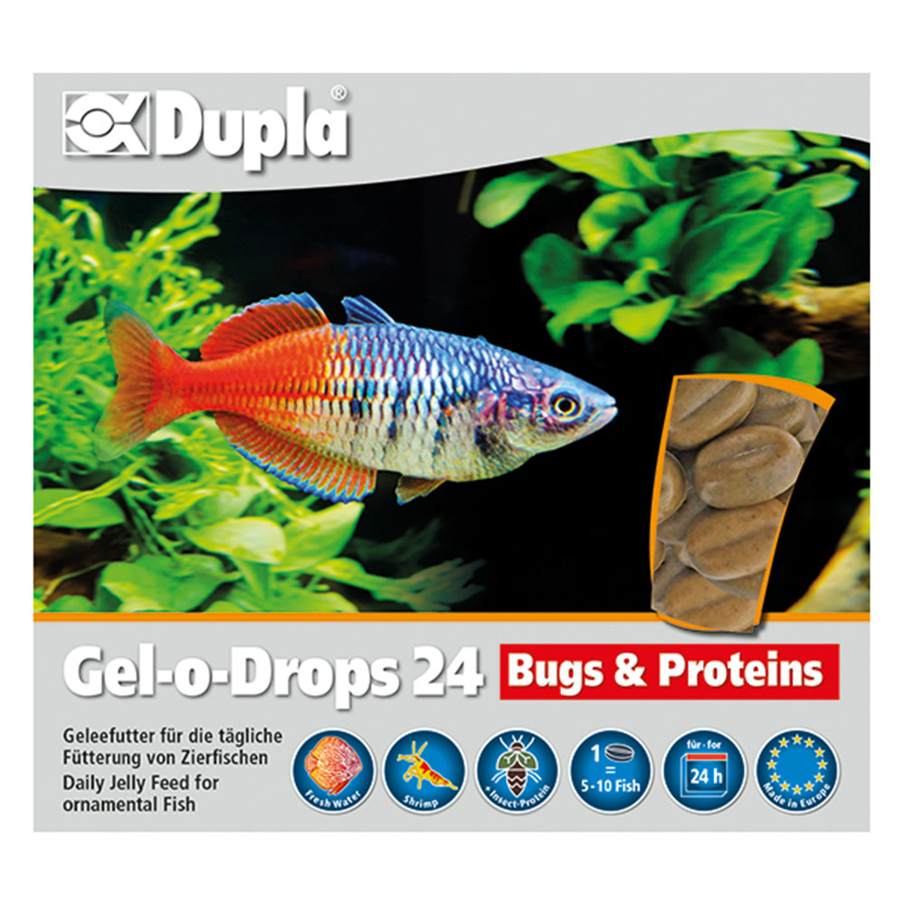 Dupla Gel-o-Drops Bugs &amp; Proteins Mangime per Pesci 12x2gr