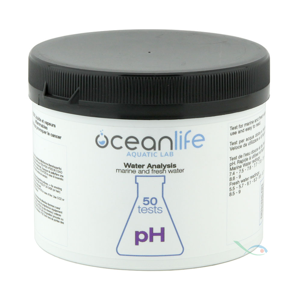 Oceanlife Test pH marine and fresh water 50 tests