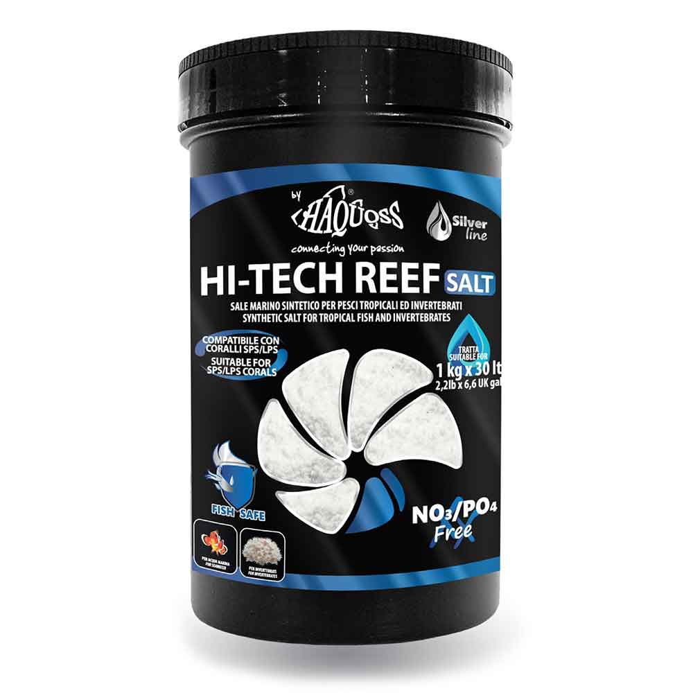 Haquoss Hi-Tech Reef Salt per Acquario Marino 5kg per 150L