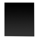 Blau Aquaristic Sportello con angoli arrotondati per Supporto 62cm Nero Laccato