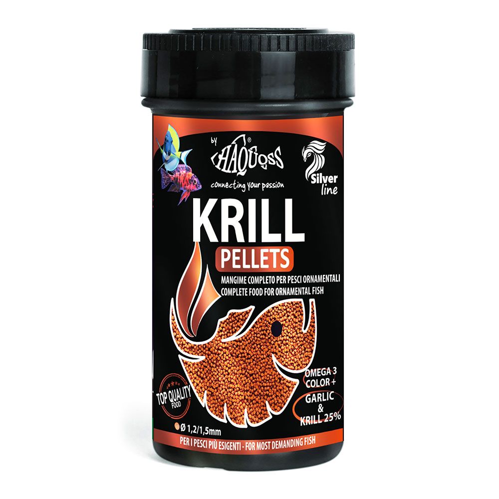Haquoss Krill Pellets Alimento in granuli affondanti 250ml 137gr