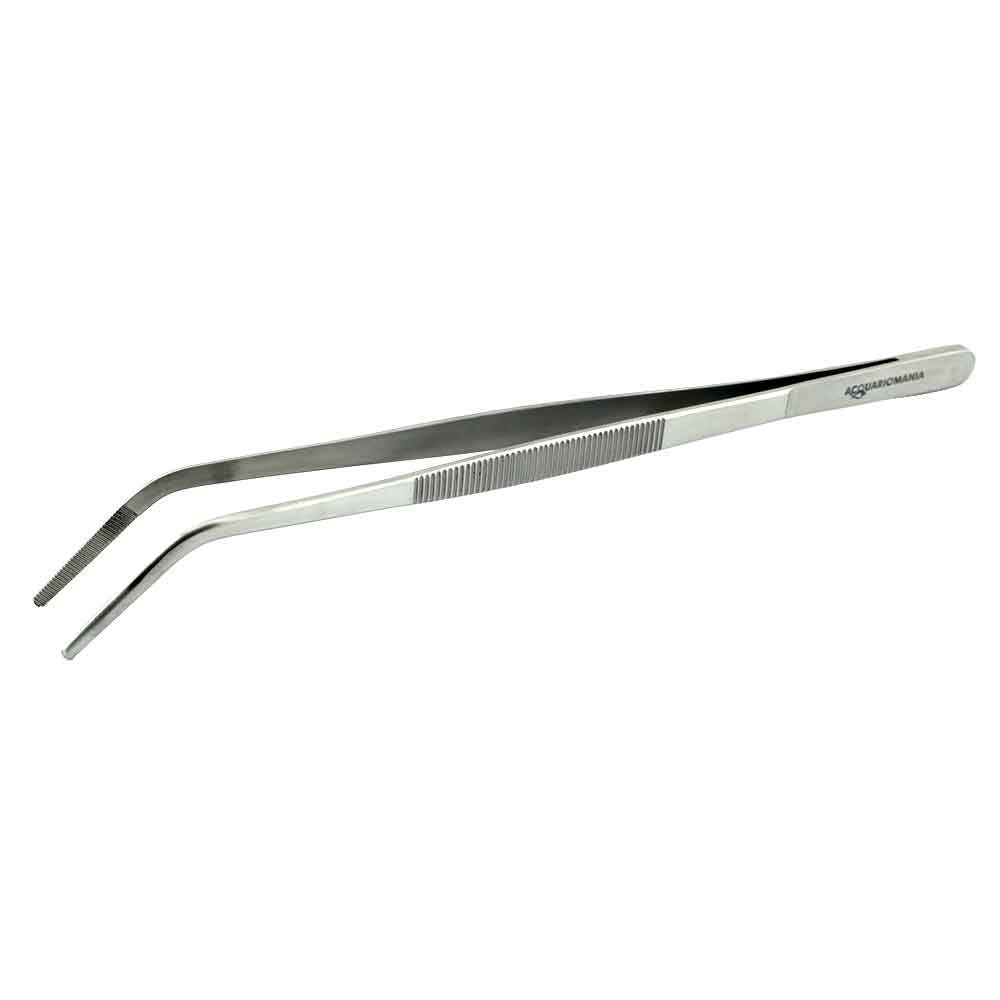 Acquariomania Pinza Acciaio Inox Punta curva 30cm