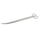 Acquariomania Forbici Acciaio Inox Punta curva 25cm