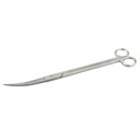 Acquariomania Forbici Acciaio Inox Punta curva 16cm
