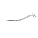 Acquariomania Forbici Acciaio Inox Doppia curvatura 25cm