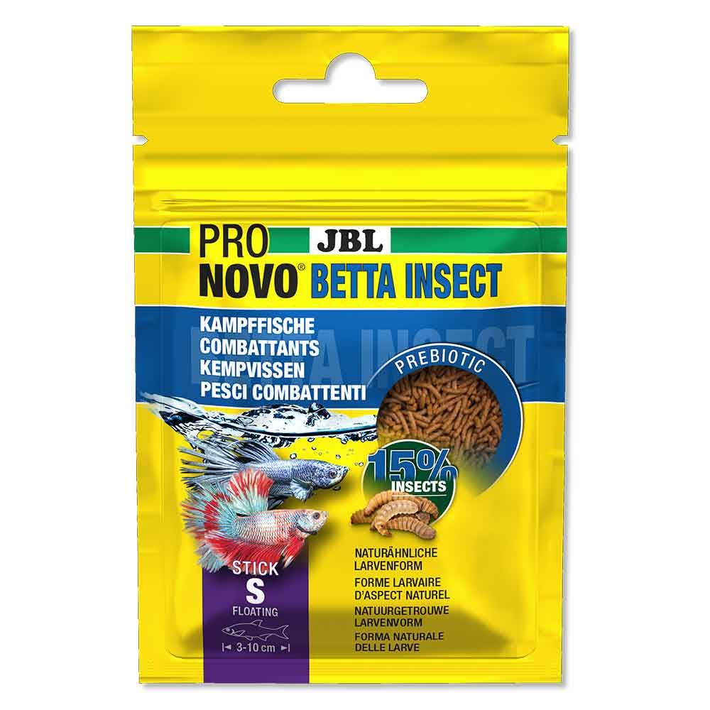Jbl ProNovo Betta Insect Stick S Bastoncini con Insetti e Prebiotici 20ml 10gr