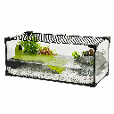 Zolux Karapas Aqua 60 Pro Nera Tartarughiera 25 Litri 60,5x30,5x25,5h cm