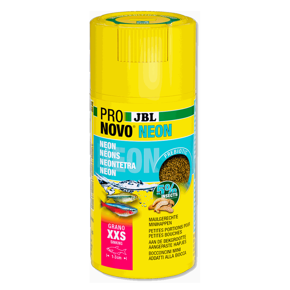 Jbl ProNovo Neon Grano XXS Granulare con Insetti e Prebiotici 100ml 48gr