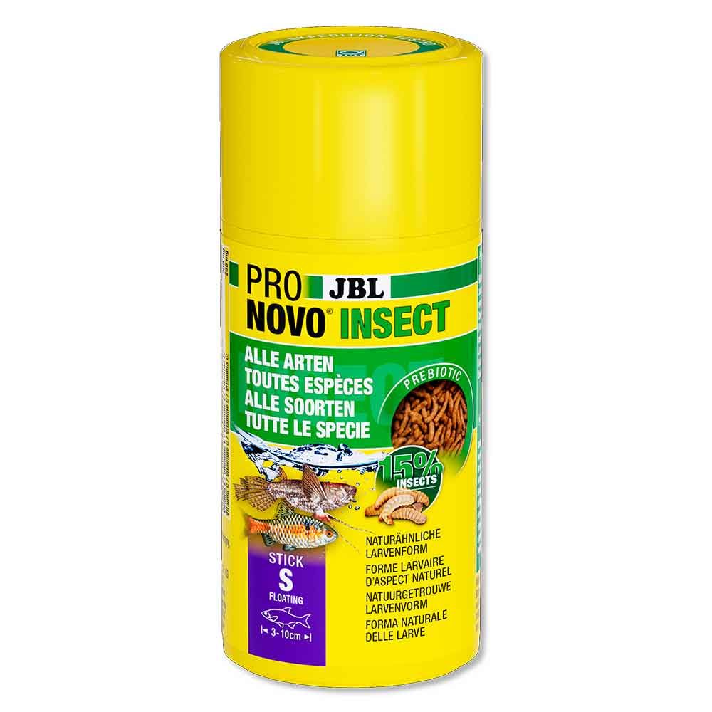 Jbl ProNovo Insect Stick S Bastoncini con Insetti e Prebiotici 100ml 38gr