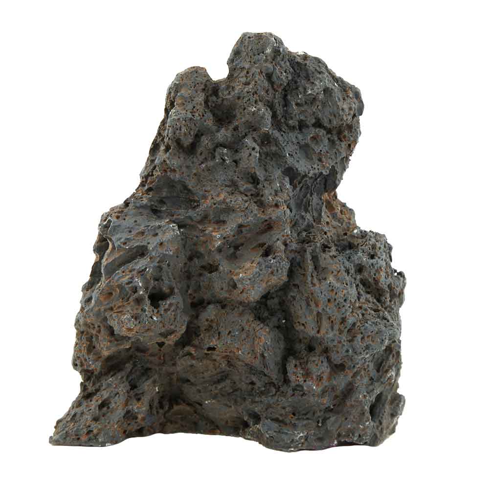Blu Bios Black Lava M Roccia Sintetica per Acquario 9x3x10h cm