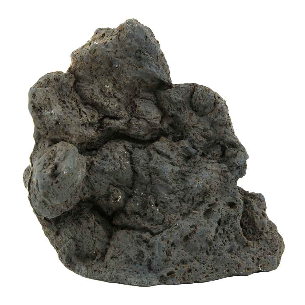 Blu Bios Black Lava L Roccia Sintetica per Acquario 15x10x15h cm