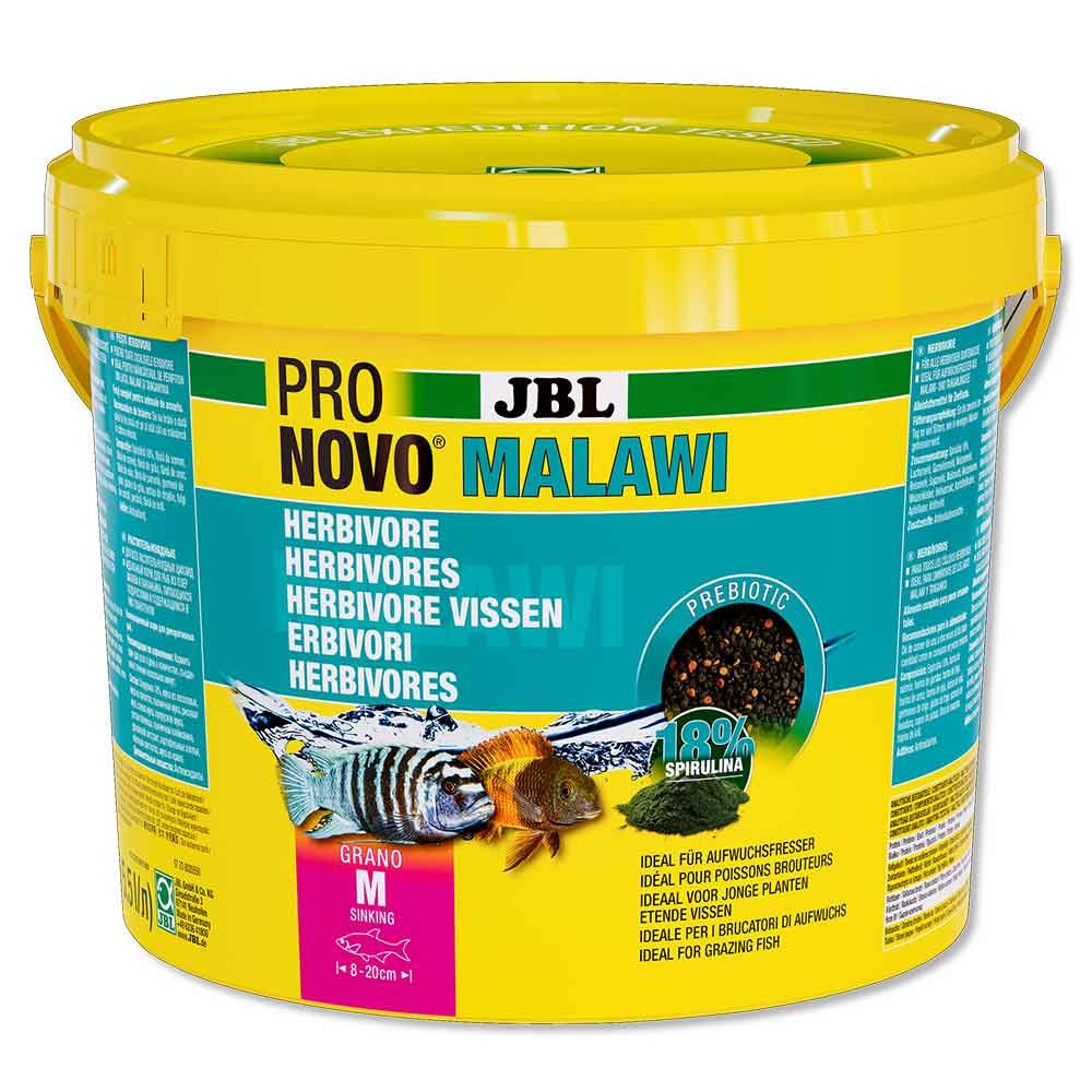 Jbl ProNovo Malawi Grano M Granulare con Spirulina e Prebiotici 5000ml 2750gr