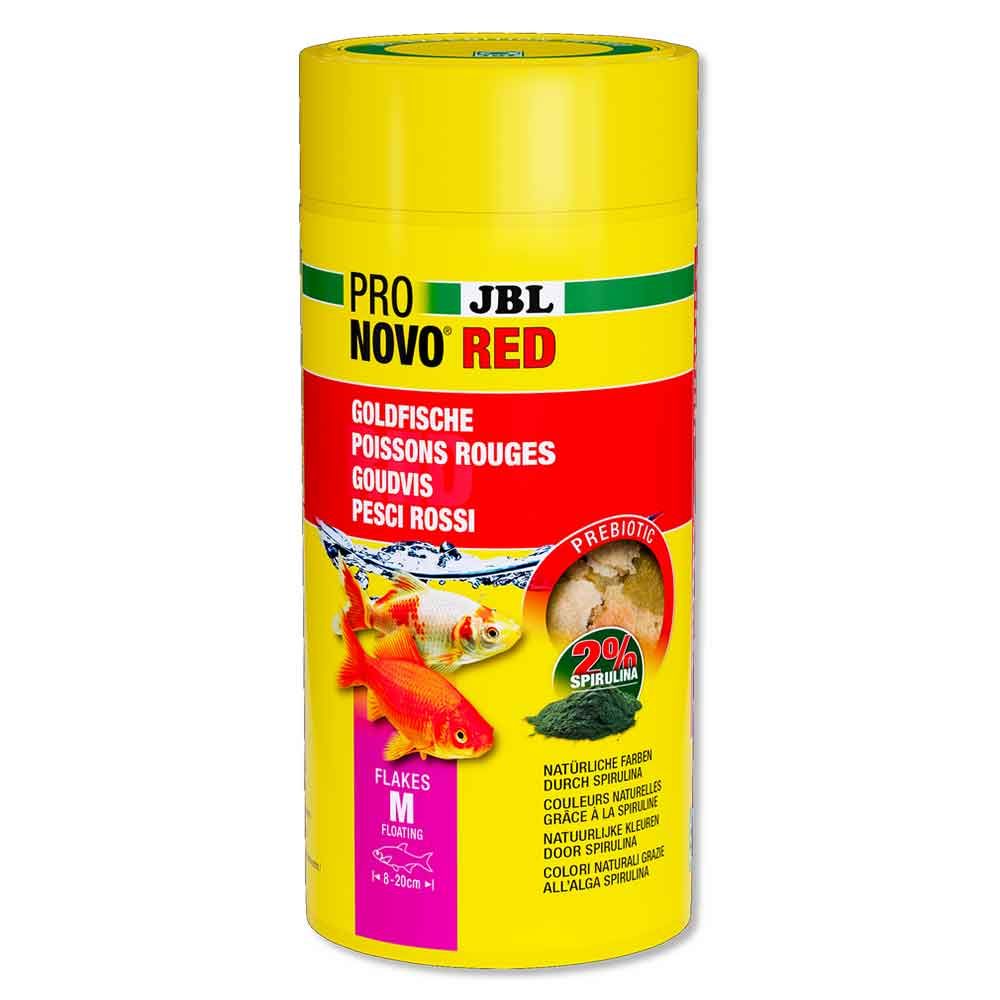 Jbl ProNovo Red Flakes M Scaglie con Spirulina e Prebiotici 1000ml 180gr