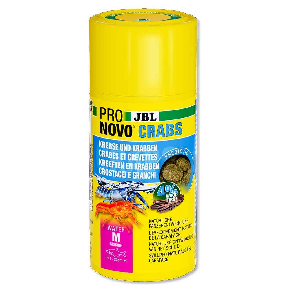 Jbl ProNovo Crabs Wafer M con Wood Fibre e Prebiotici 100ml 48gr