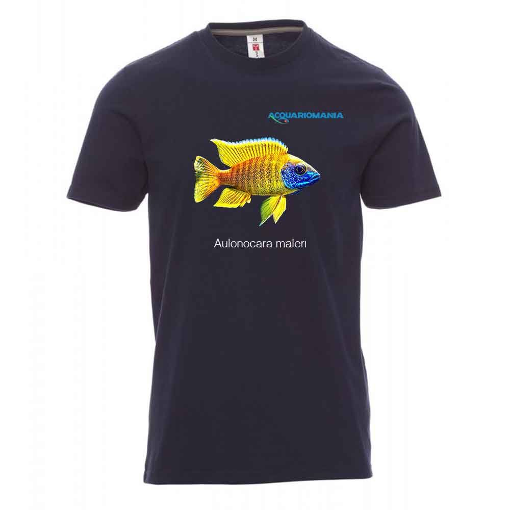 T-Shirt Uomo Aulonocara maleri Blu navy Taglia M Cotone 100%