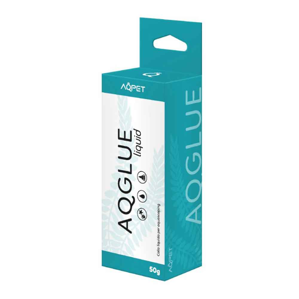 Aqpet AQGlue Liquid Colla Liquida Per Aquascaping dolce e marino 50g