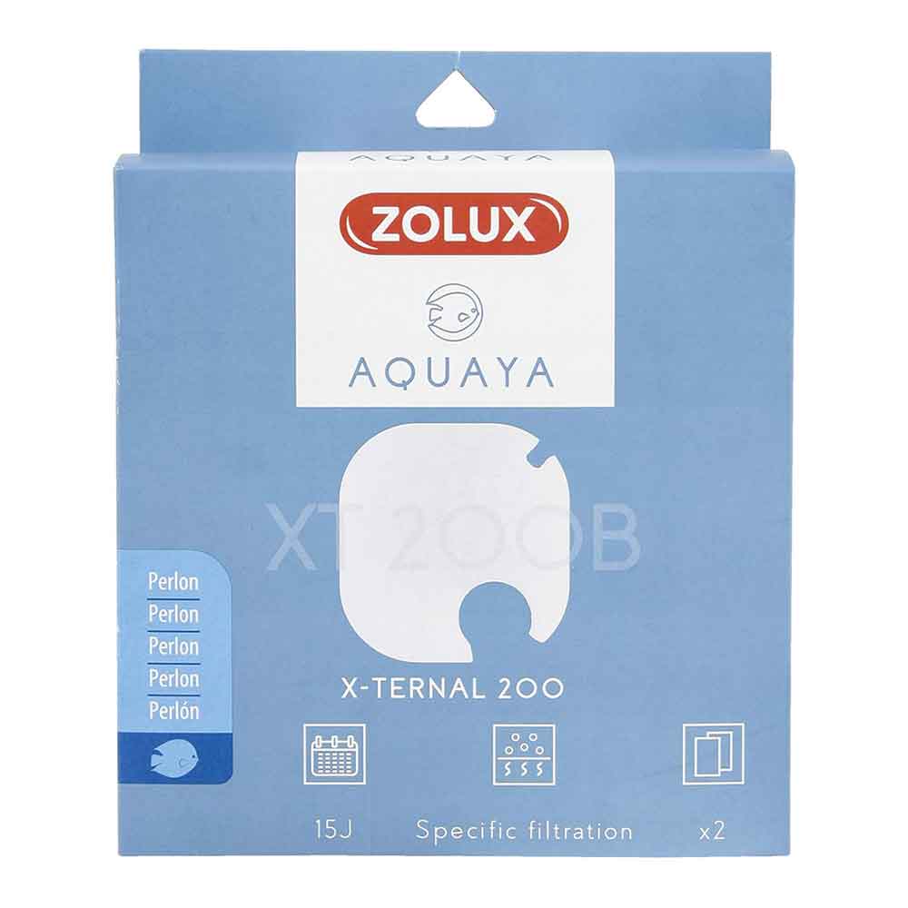 Zolux Aquaya Ricambio Lana Perlon Filtro Esterno X-Ternal 200 2pz