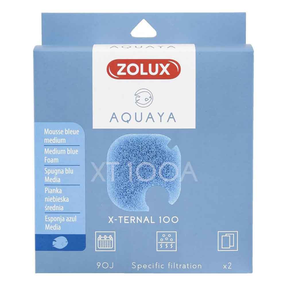 Zolux Aquaya Ricambio Spugna Media Filtro Esterno X-Ternal 100 2pz