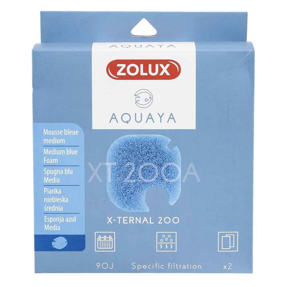 Zolux Aquaya Ricambio Spugna Media Filtro Esterno X-Ternal 200 2pz