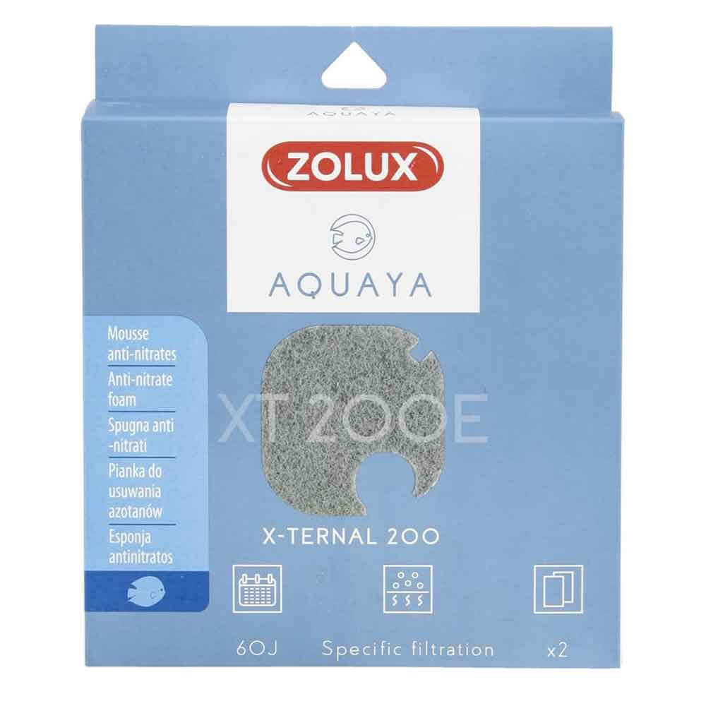 Zolux Aquaya Ricambio Spugna Antinitrati Filtro Esterno X-Ternal 200 2pz