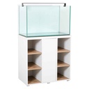 Zolux Acquario Aqua IdroMax Bianco 160 Completo con Supporto 83,5x45x130h cm