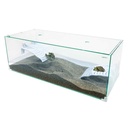 Aqpet Tortuga 80 Tartarughiera in vetro con isolotto 80X35X28h cm