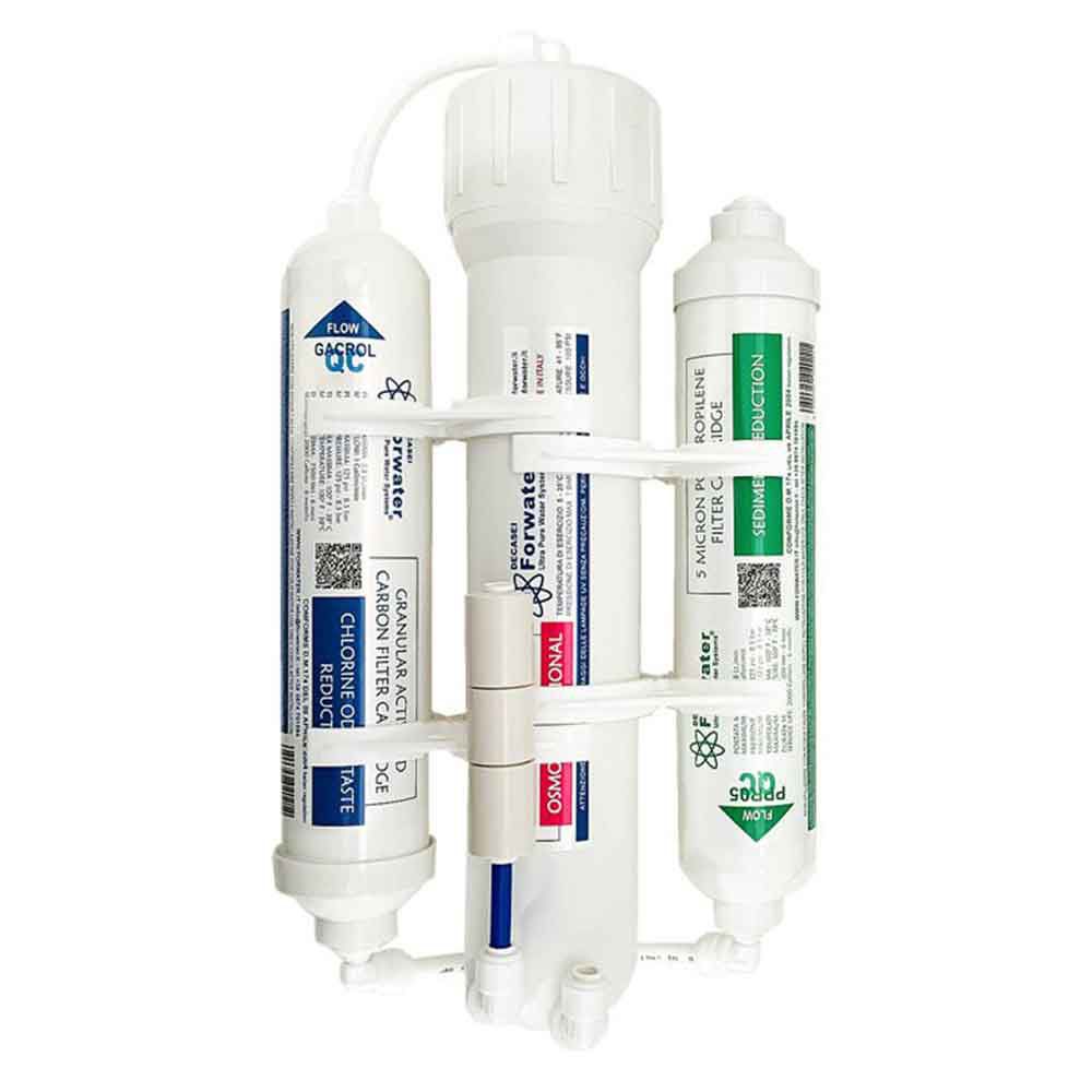 Forwater ROFAST Impianto Osmosi sgancio rapido 100GPD (350l/g) scarto 1:2