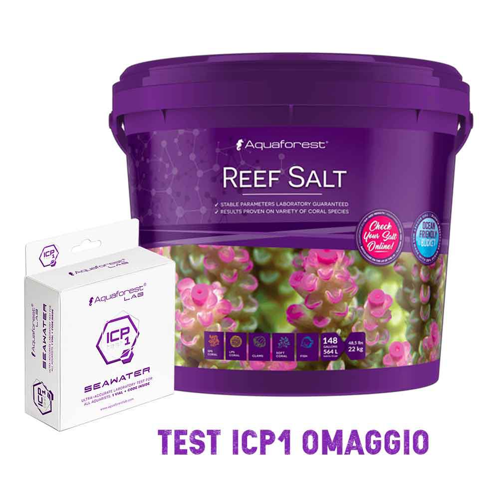 Aquaforest Reef Salt 22 Kg + ICP1 Omaggio