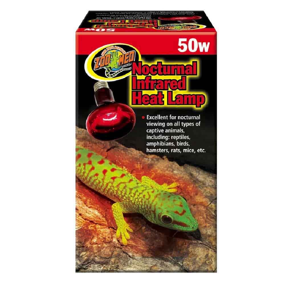 Zoomed Nocturnal Infrared Heat Lamp Infrarosso 50W